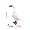 Porch Goose Statue 1PC Resin statue Goose Decor for Porch Outdoor Garden Yard Lawn Patio Entryway Farmhouse Home Decor Oasis Select 01