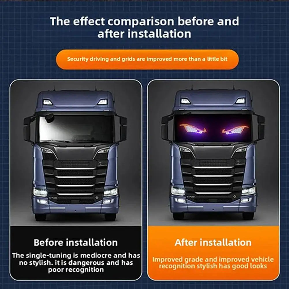Car LED Devil Eyes Light Decorative Lights USB Warning Lights Dynamic Demon Eye Lights Atmosphere Light Auto Accessories Oasis Select