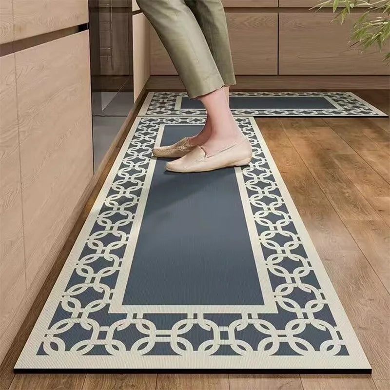 Diatomaceous Mud Kitchen Floor Mat Super Absorbent Doormats Bathroom Pad Anti-Slip Kitchen Mats Wipeable Wash Long Strip Carpet Oasis Select 08 40x60cm
