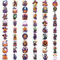 54pcs Halloween Temporary Tattoo Stickers – Waterproof Body Art Temporary Tattoo Stickers Oasis Select 1A-3X3cm