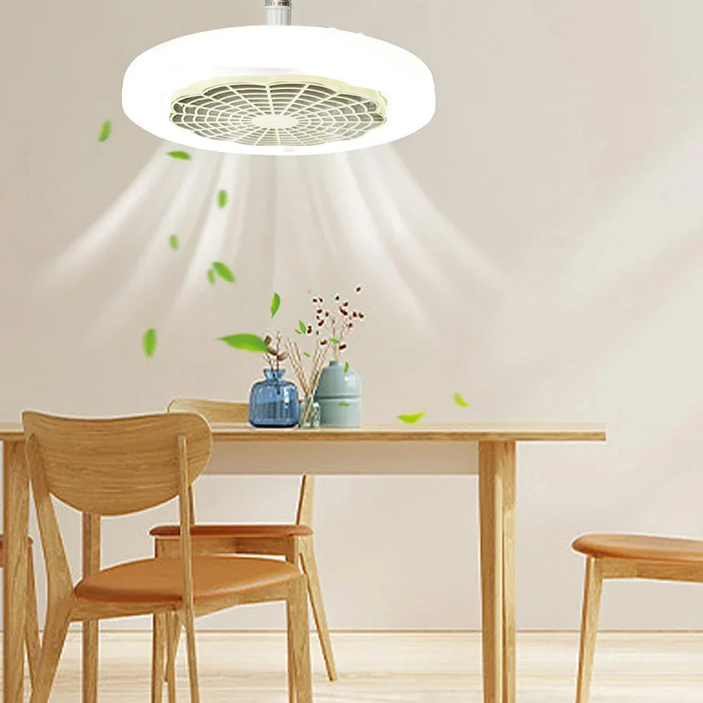 E27 Socket Ceiling Fan Light | Remote, 3 Speeds, Dimmable LED Ceiling Fan Light Oasis Select