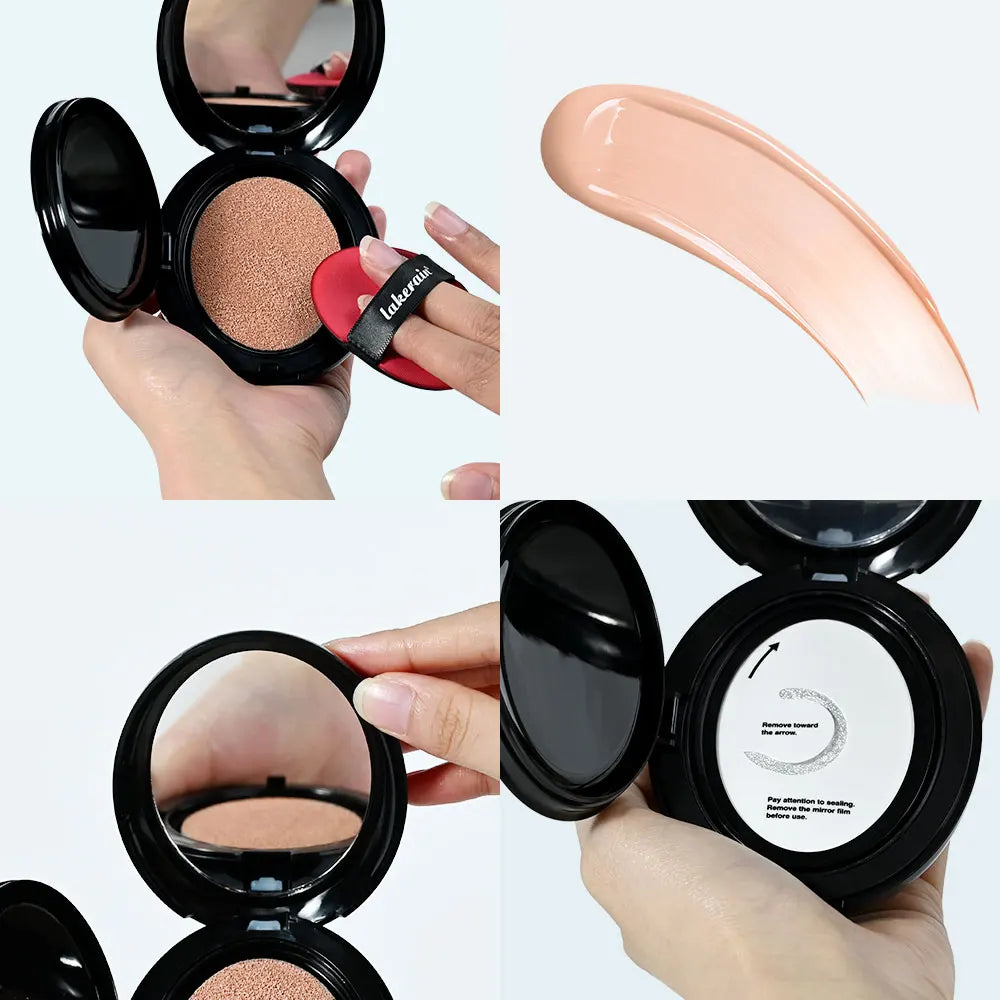 Base Korean Makeuo Cushion Foundation Long Lasting High Coverage Foundations CC Cream Sunscreen BB Cushion Make Up Beauty Oasis Select
