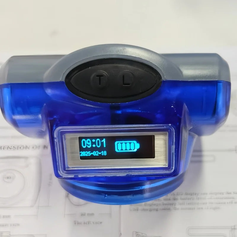 KL6 LED Mining Headlamp | IP68 Waterproof, 7000mAh Battery