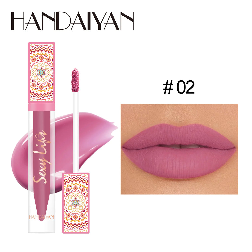 Handaiyan Bohemian Matte Liquid Lipstick – 6 Earth Tone Colors