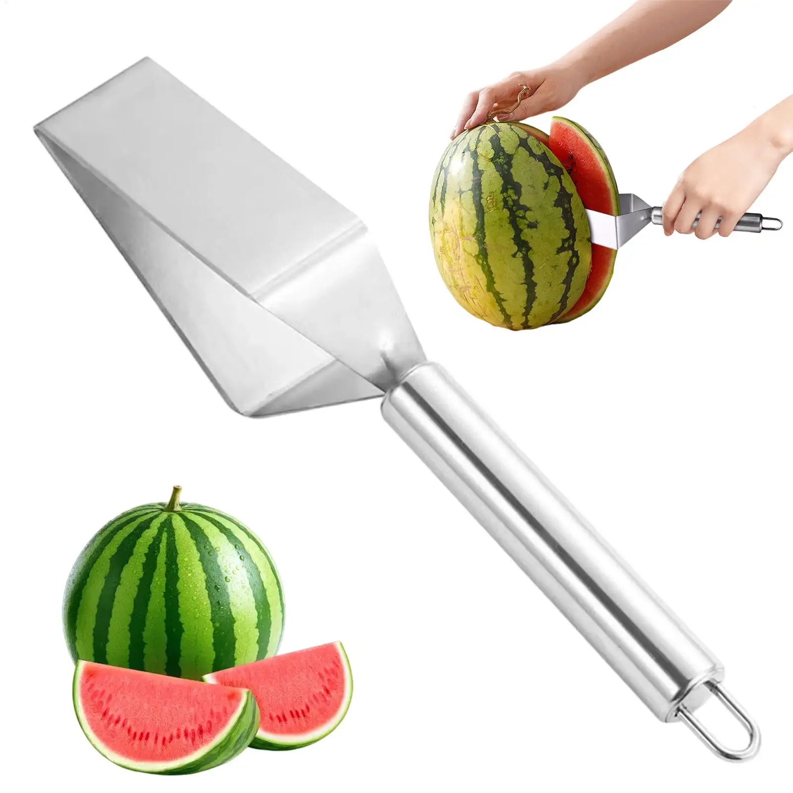 Watermelon Slicer Triangular Watermelon Cut Into Pieces Stainless Steel Watermelon Cutter Fruit Cutting Tools Kitchen Accessorie Oasis Select