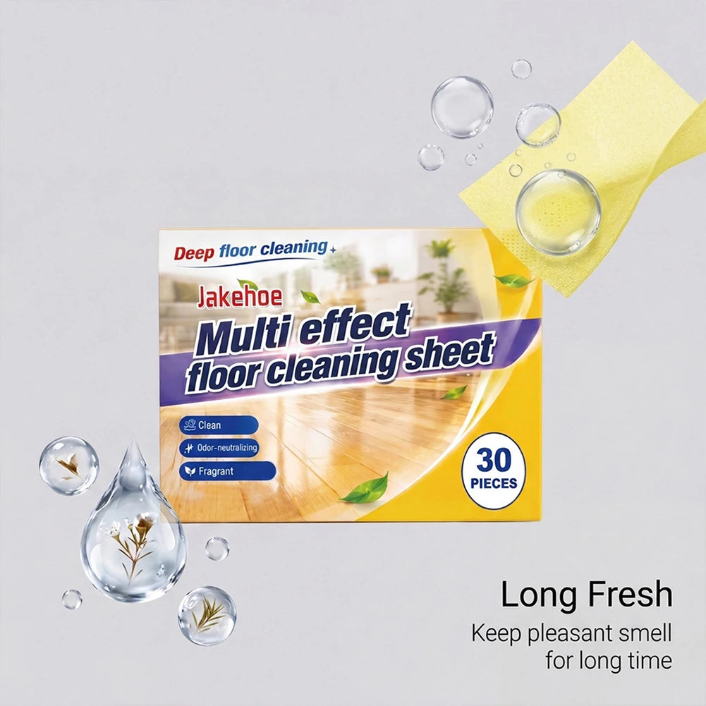 Floor Cleaning Concentrate Sheets | Multi-Surface 30pc