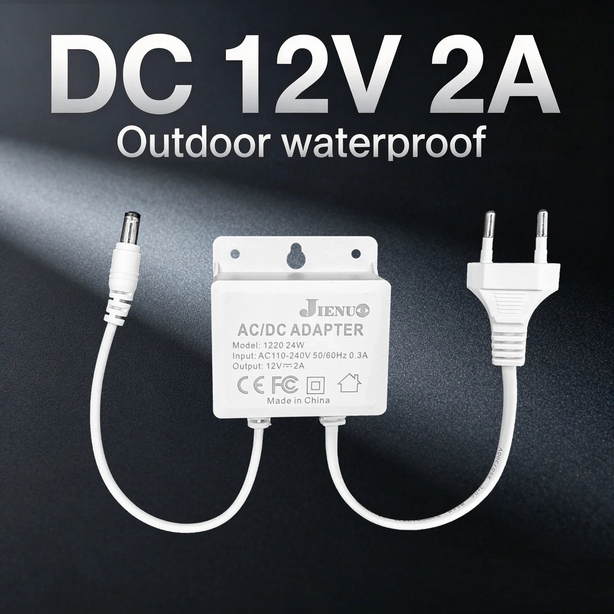DC 12V 2A Power Adapter Supply EU Charger Converter Universal for CCTV Security Surveillance Camera AHD LED Light Router Robot Oasis Select EU Plug