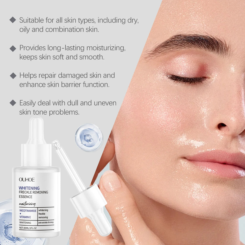 30ml Whitening Face Serum Gentle Moisturizing Enhance Skin Elasticity Improve Skin Texture Smoothing Softening Facial Serum Oasis Select