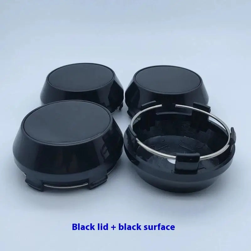 4Pcs Rim Center Cap 60mm/2.36" OD 56mm/2.2" ID For NEX-O Wheels MK009 #481K60 I40 16" Wheel Tyre Rim Hub Cap Cover Oasis Select Black Silver