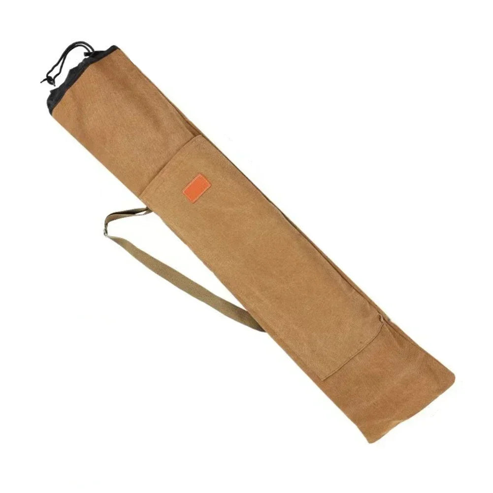 Fishing Rod Carrying Bag 120/130/140cm Canvas Portable Large Capacity Waterproof Storage Bag Fishing Equipment Accessories Oasis Select
