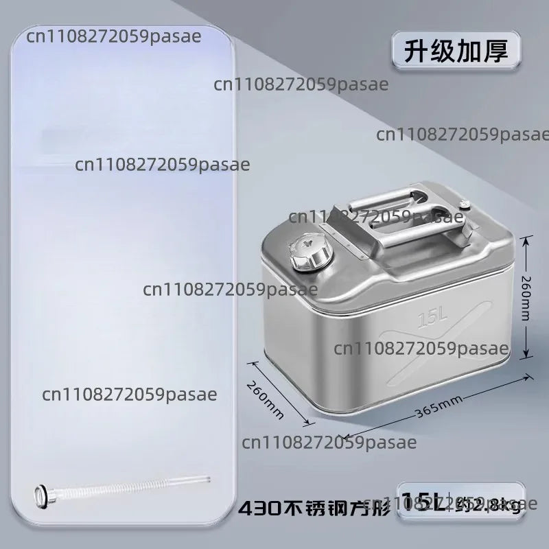 430 Stainless Steel Liquid Storage Tank 10L–40L | Portable Fuel