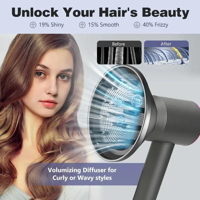 Compatible For DOCOLAB Supersonic high Speed Hair Dryer H800 H900 Diffuser Nozzle Attachement Replacement Hair Comb Tool Barber Oasis Select