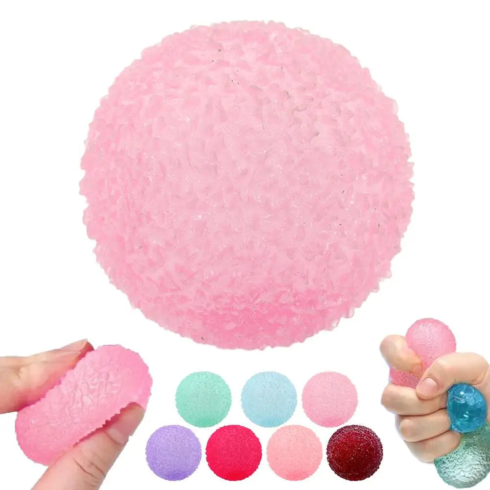 Squishy Ice Ball Fidget Toy – Soft Stress Relief Sensory Squeeze