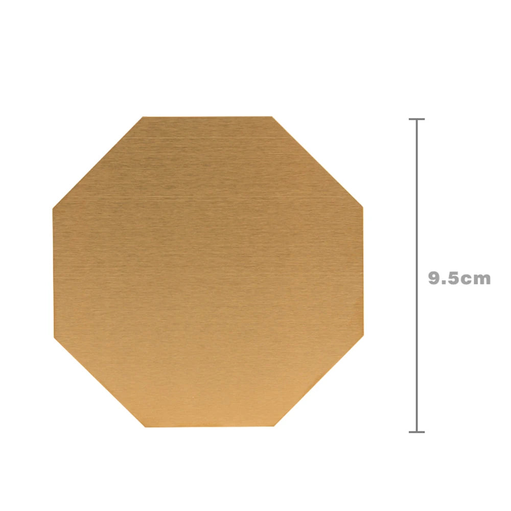 Stainless Steel Coaster Table Mat – Non-Slip, Heat Resistant
