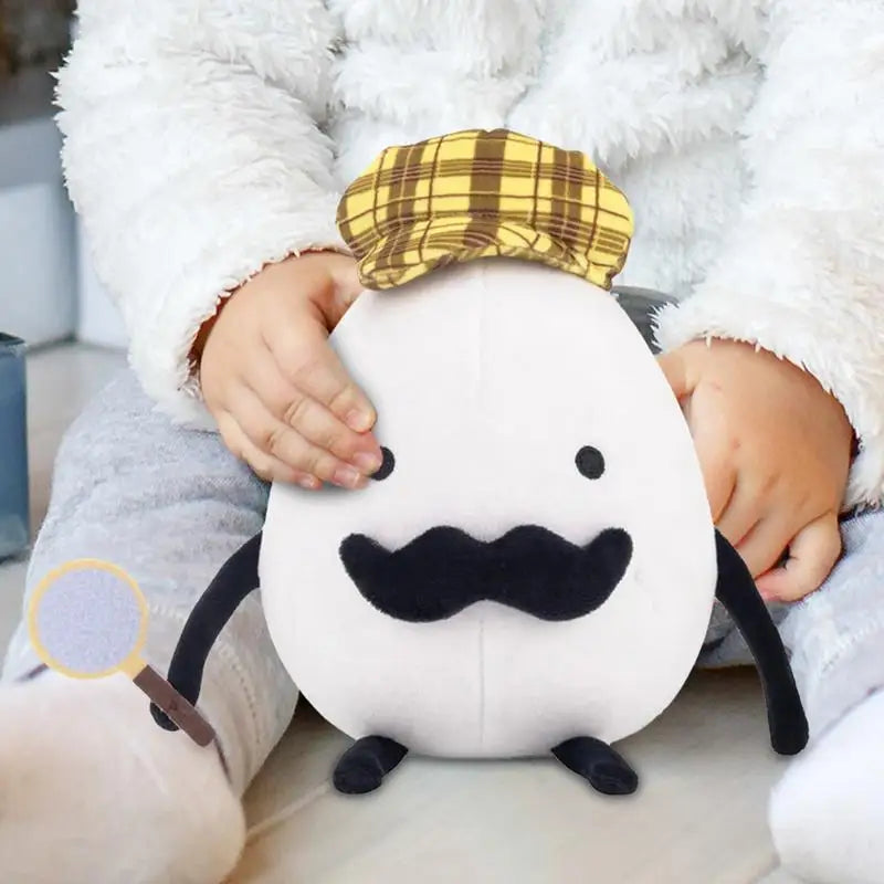 Egg Plush Egg Doll 7.1 Inch Cartoon Plush Pillow Game Character Stuffed Decorative Cute Kawaii Gift Ideal For Couch Bedroom Oasis Select