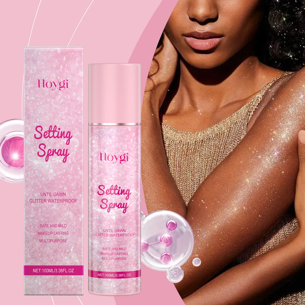 Hoygi Flash Setting Spray Oil Control Waterproof Sweat Proof Long-Lasting Base Makeup for Body Charming Face Fixer Make up Spray Oasis Select