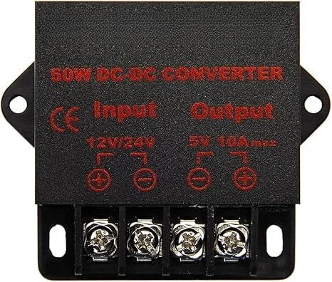 DC/DC Converter 12V 24V Step Down To 5V Regulator Regulated Power Supplies Transformer Converter For Car Truck RV Electronics Oasis Select 12V 24V To 5V 10A
