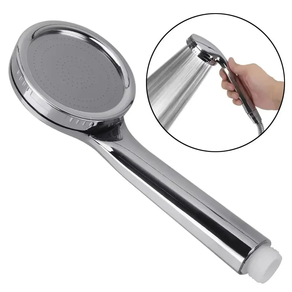 High Pressure Shower Head Handheld Ultra-thin Water Saving Spray Nozzle Wear-resistant Durable Pressurized Shower Head Home Oasis Select