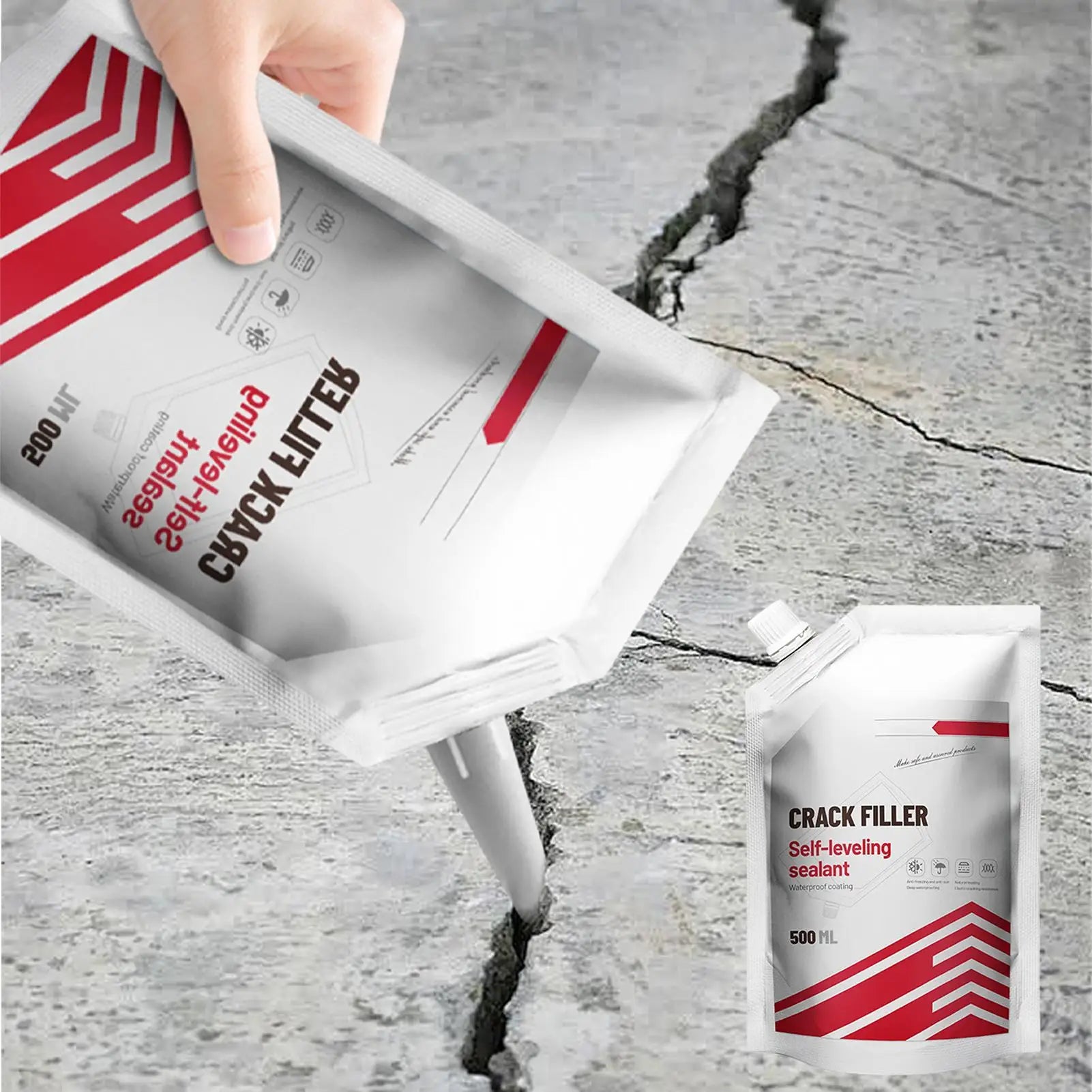 Floor Caulking Glue Asphalt Grouting Adhesive Concrete Floor Crack Repair Adhesive Filling Liquid Grouting Cracked Tile Filler Oasis Select