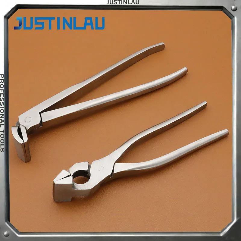 JUSTINLAU Handmade Leather Pliers Stainless Steel Labor Saving Leather Pliers Leather Making Trimming and Shaping Tool Set Oasis Select