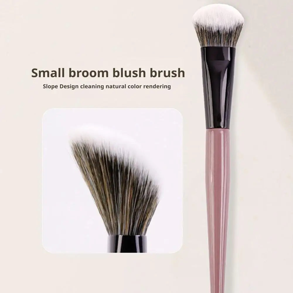 Angled Powder Blush Brush – Soft Synthetic Makeup Brush Makeup Brush Oasis Select
