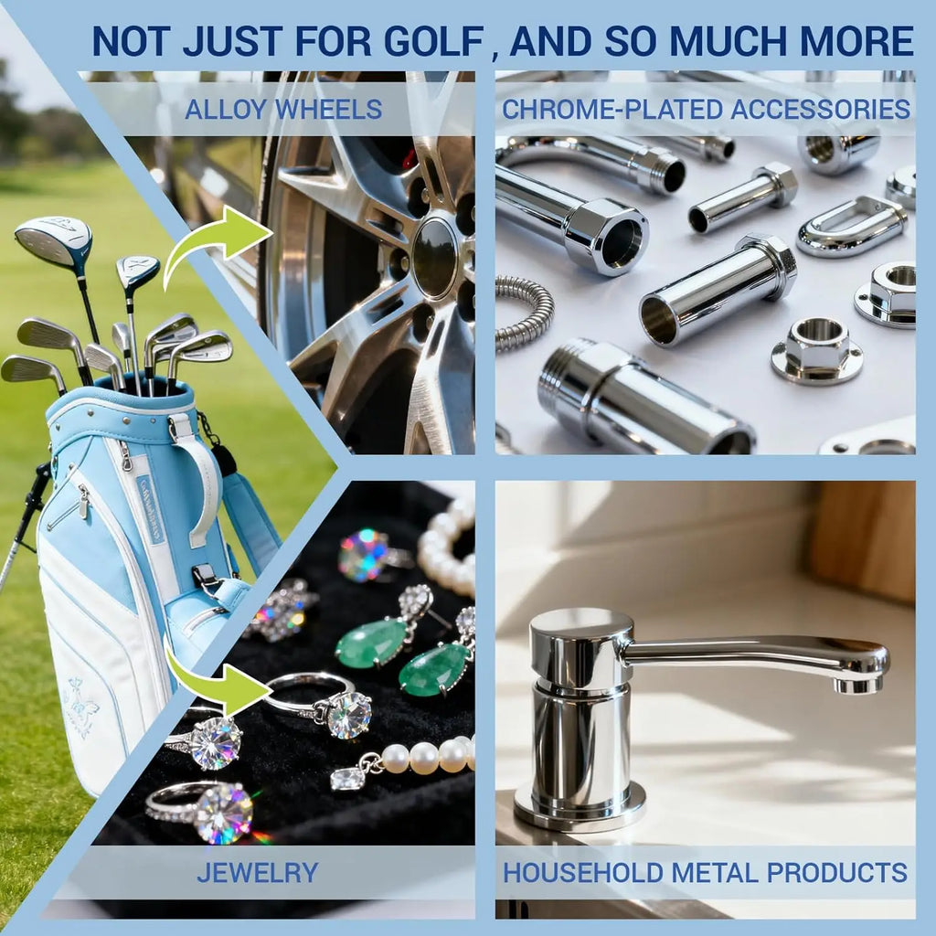 Golf Club Polish & Groove Cleaner Kit – 3.53 oz Non-Abrasive