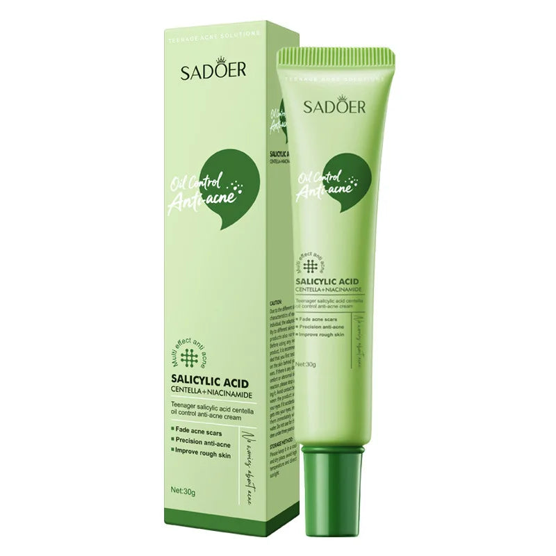 SADOER Salicylic Acid Face Cream – Oil Control & Clear Pores Acne Face Cream Oasis Select 1pc