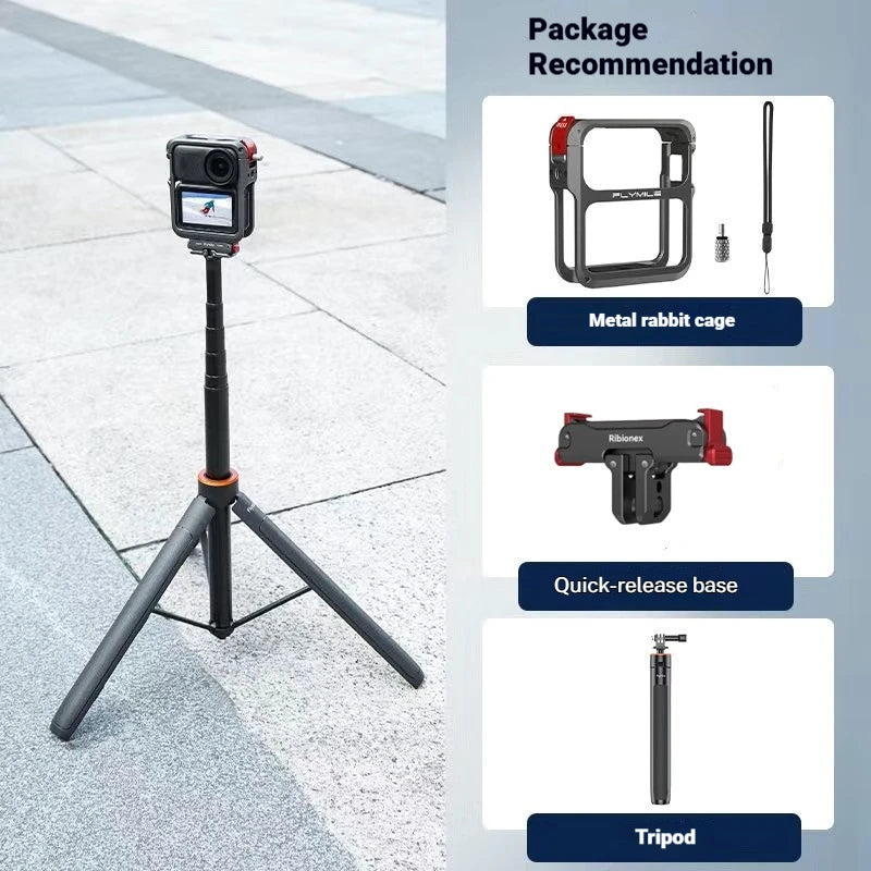 DJI Osmo Nano Aluminum Cage | Cold Shoe & Quick Release