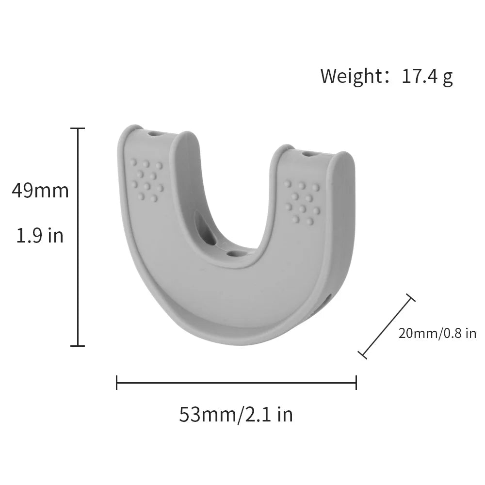 Food Grade Silicone Jawline Exerciser & Facial Muscle Toner