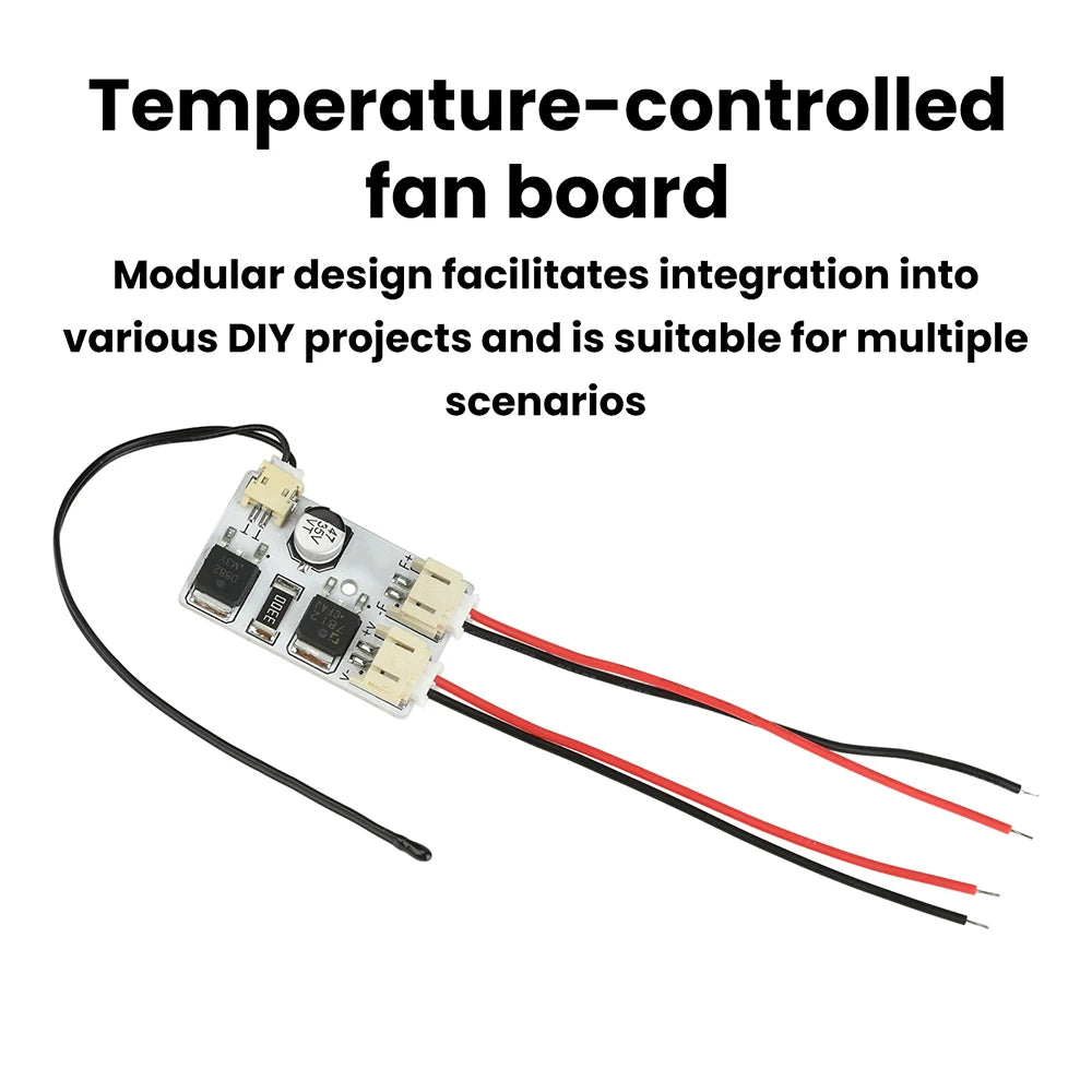 DC Fan Controller Temperature Control Board DIY Automatic Speed Regulator For LED Fan Controller Temperature Control Board Oasis Select