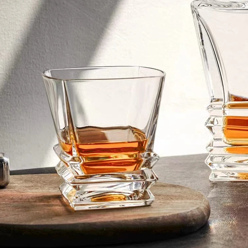 Whiskey Glass Cigar Holder Home Glass Bar Beer Glass Wine Glass European Creative Drinking Glasses Oasis Select
