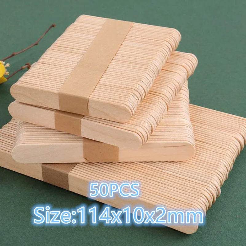 50/100/150pcs 11.4cm Wood Paint Mixing Sticks for Building, Mixing, Crafts, Airbrush, and Creating Craft Projects Oasis Select 50pcs