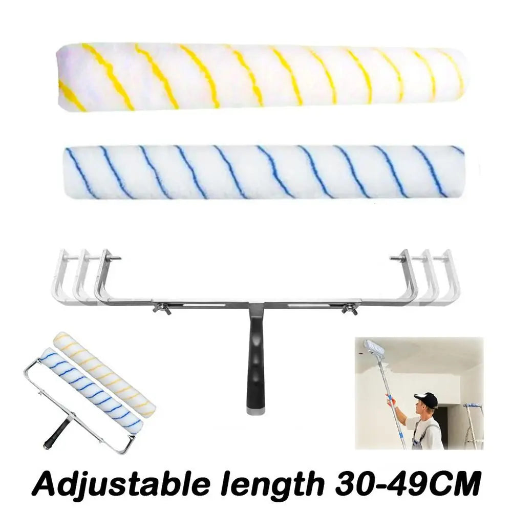 Aluminum alloy Adjustable Paint Roller Wall Painting Tools Replacements Accessory Paint Roller Set Wall Ceilings Alat Oasis Select