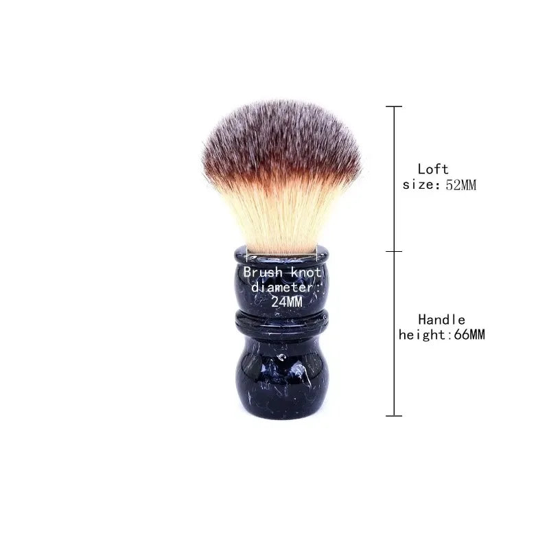 YAQI 24MM Resin Handle Shaving Brush For Mens Face Professional Beard Cleaning Shaving Brush Tool Oasis Select