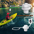 ABS Kayak Raft Airbed Pump Converter for Mattress Valve Cover 2 in 1 Safety Air Valve Nozzle Caps Boat Accessories Oasis Select United States