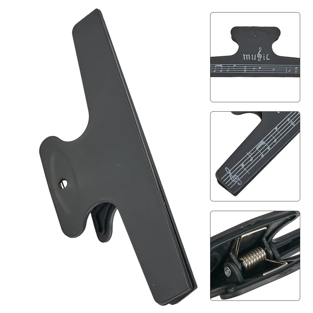 1pc Sheet Music Clip 150*50mm Music Score Fixed Clips Sheet Holder For Piano Guitar Violin Instruments Accessories Oasis Select
