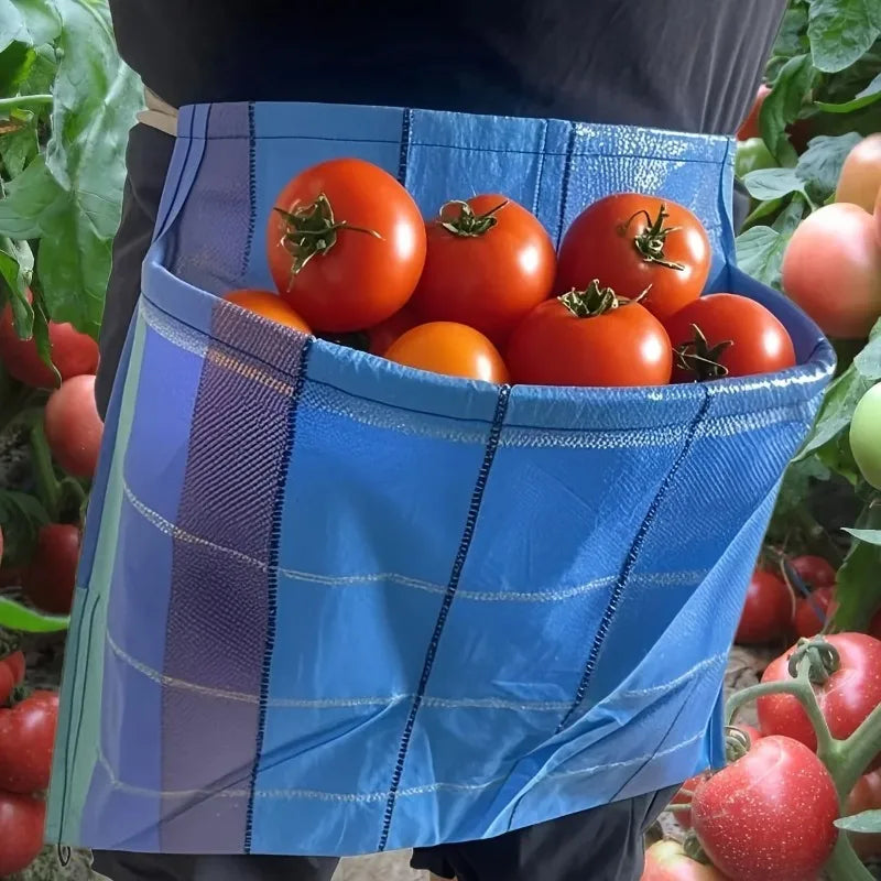 Fruit and Vegetable Picking Apron Agricultural Waist-type Vegetable Picking Bag and Fruit Picking Bag Kitchen Waterproof Apron Oasis Select