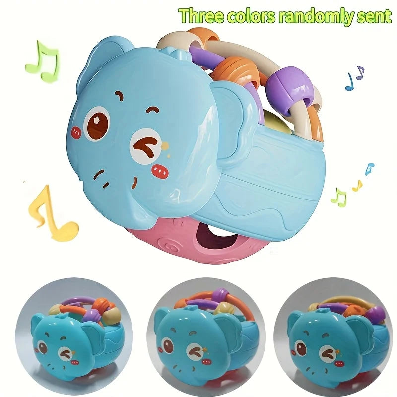 Cute And Interesting Hand-Held Baby Rattle, ABS Material, Color Festival Can Send Birthday Gifts, Christmas, Easter Oasis Select Blue Elephant