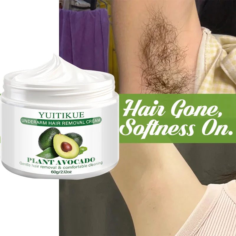 YUITIKUE Avocado Hair Removal Cream – Natural, No Irritation