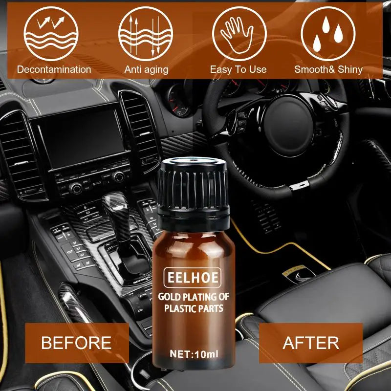 Car Plastic Renovation Agent Interior Car Leather Dashboard Steering Wheel Plastic Coating Maintenance Agent Car Wash Supplies Oasis Select