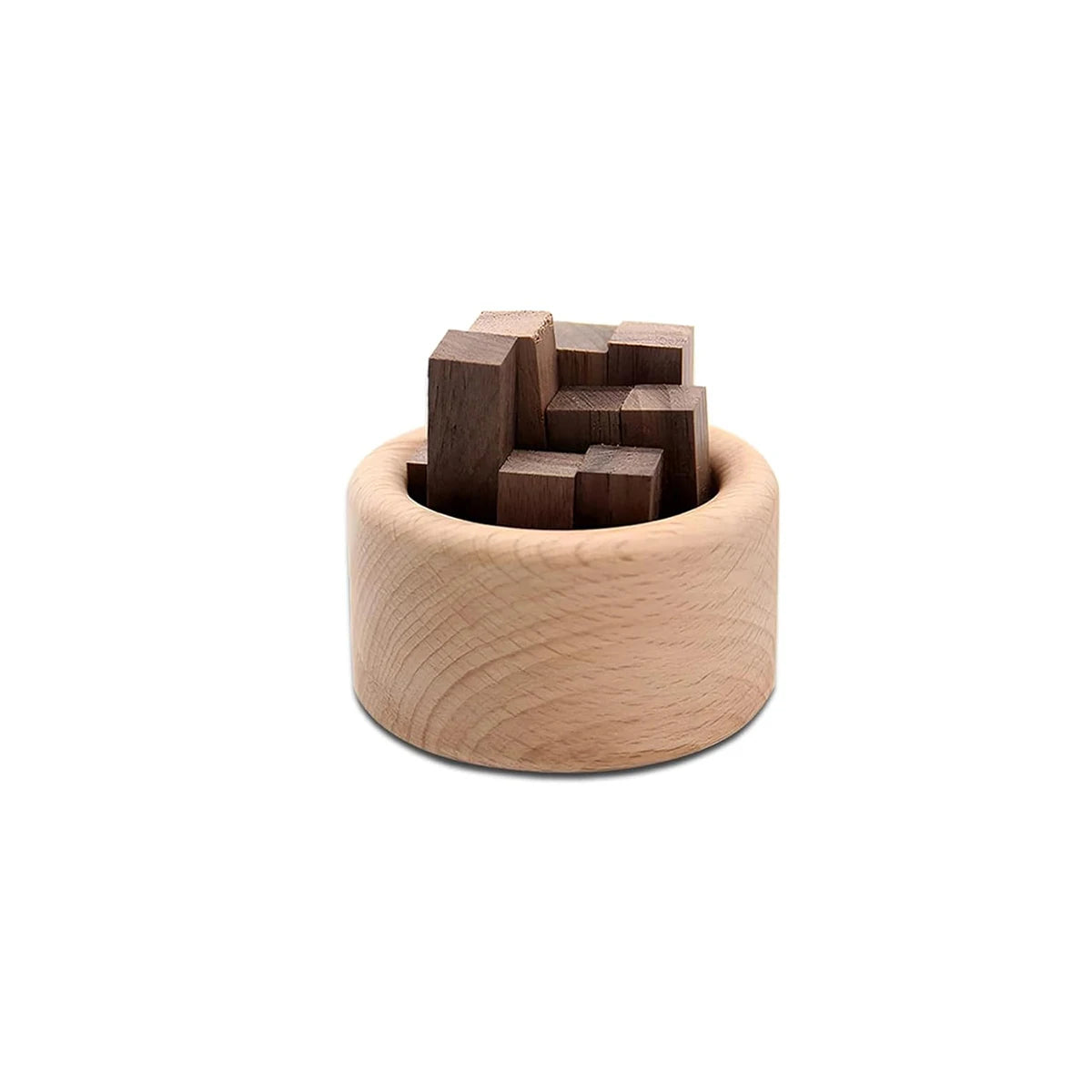 Wooden Essential Oil Diffuser Natural Car Air Freshener Aromatherapy Round Home Office Bedroom Decor Car Vent Fragrance Ornament Oasis Select Beech