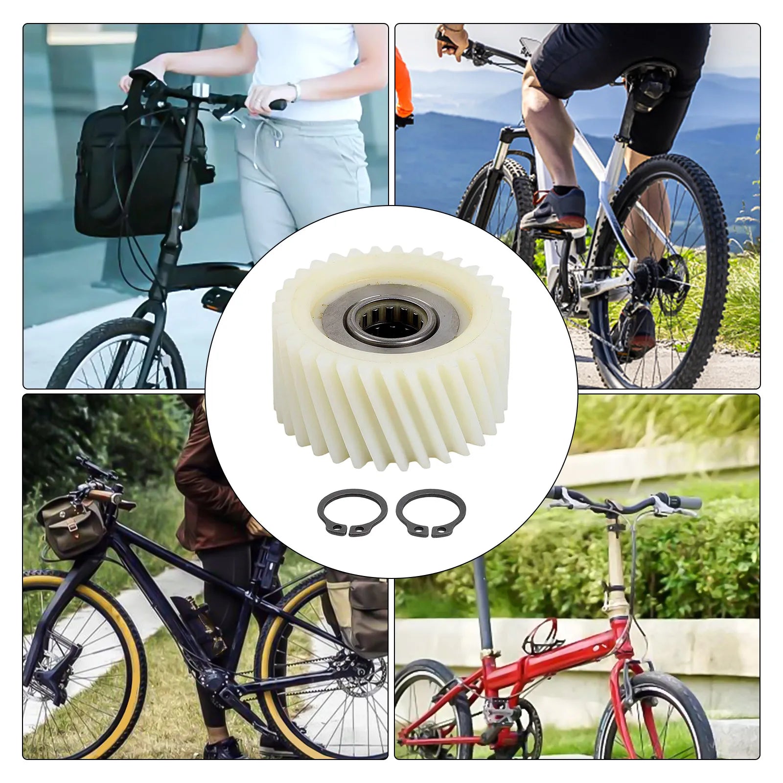 Bike Gear For BAFANG Nylon Primary Reduction Gear Replacement 02 NylonGear For HD Reduction Gear Bicycle Supplies Oasis Select
