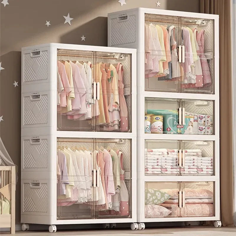 Multi-functional Wardrobe baby clothes storage box household large-capacity locker Oasis Select