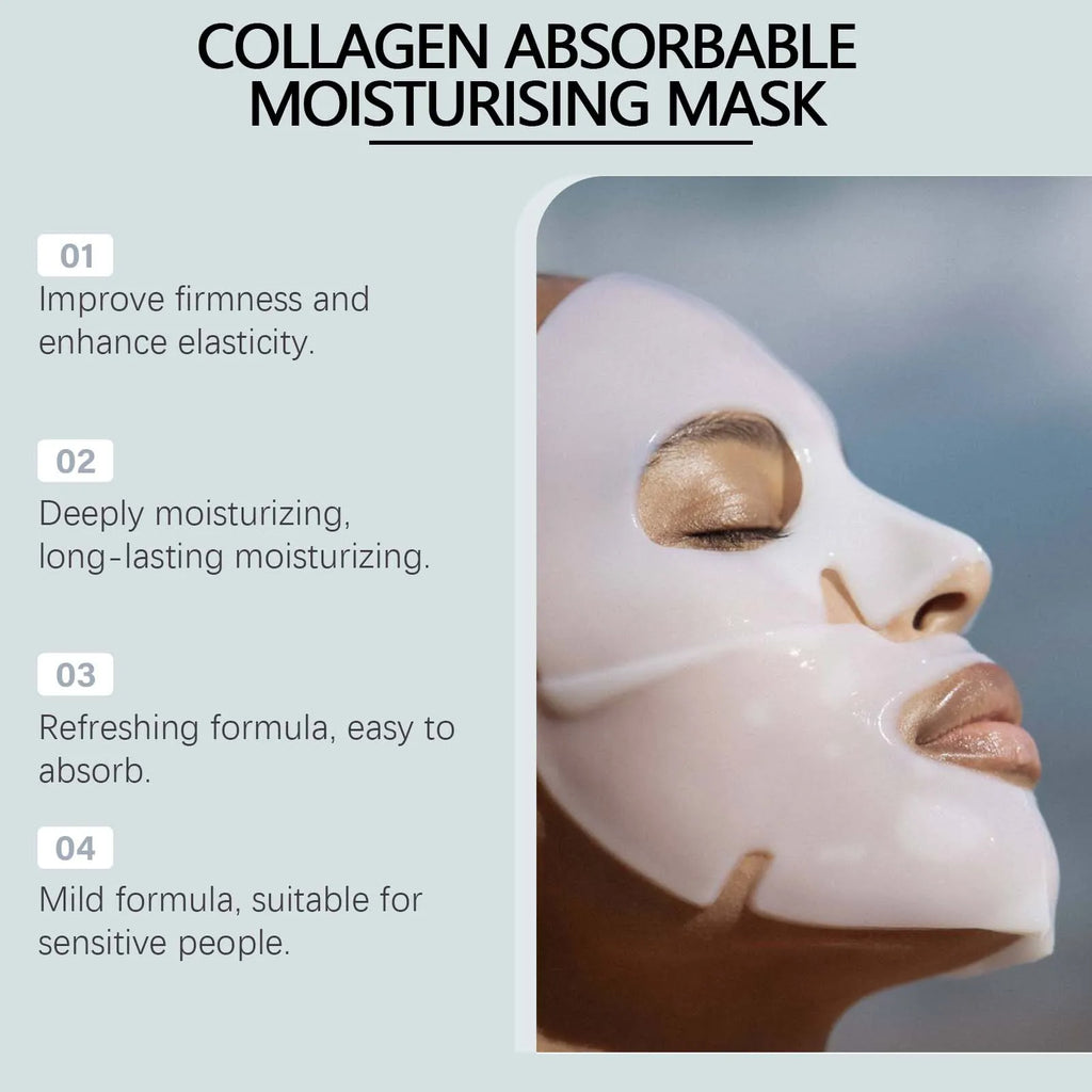 Hoygi Collagen Sheet Mask – Hydrating, Pore-Minimizing & Anti-Aging Collagen Sheet Mask Oasis Select