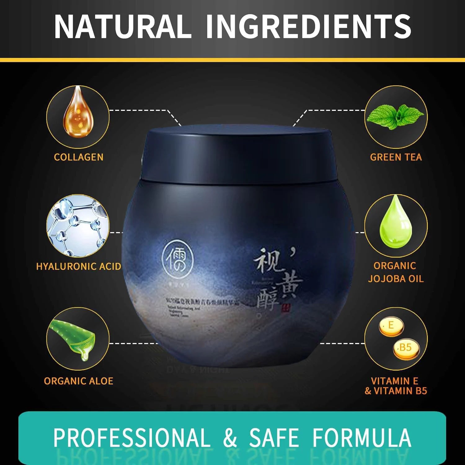 Retinol Face Cream 100g – Collagen & Hyaluronic Acid