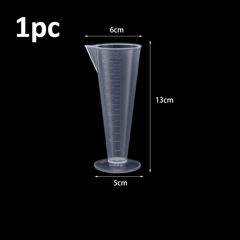 1/2pcs 100ml Food Grade Plastic Measuring Cup with Scale, BPA-Free Measuring Cup for Kitchen & Restaurant Cooking Accessories Oasis Select 1 pack