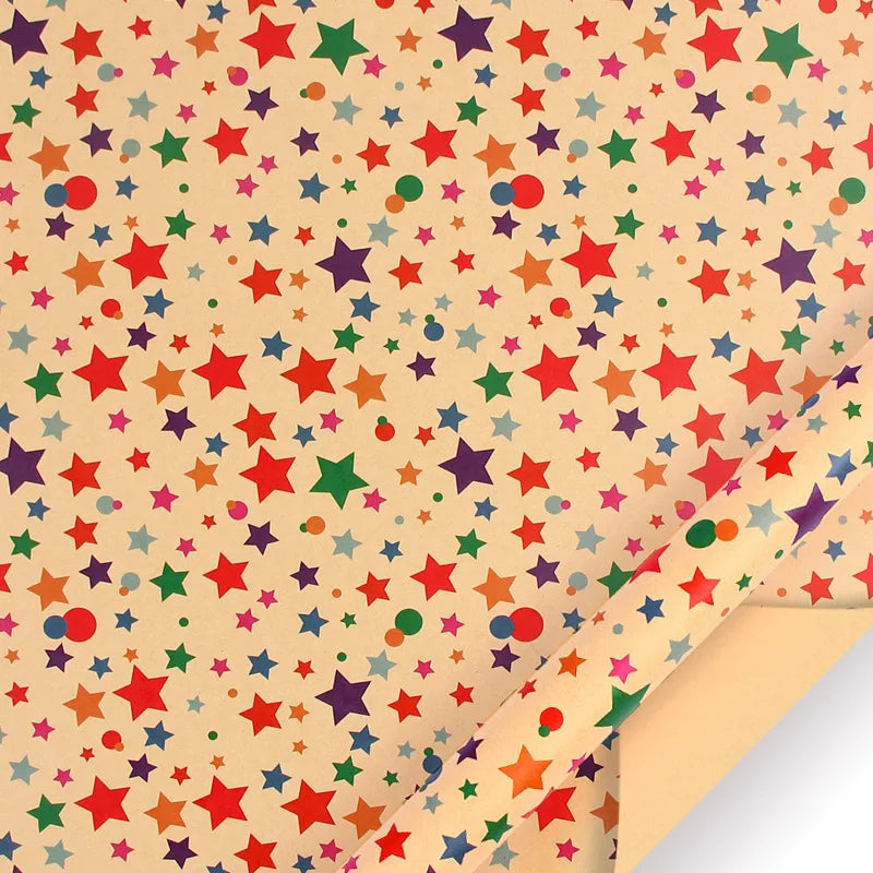 50x70cm Colorful Balloon Birthday Gift Wrapping Paper Valentine's Day Gift Packaging Papers Flower Bouquet Paper DIY Craft Decor Oasis Select Style 3