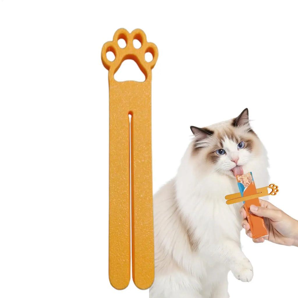 Cat Treat Squeezer – Cute Cat Head Wet Snack Dispenser