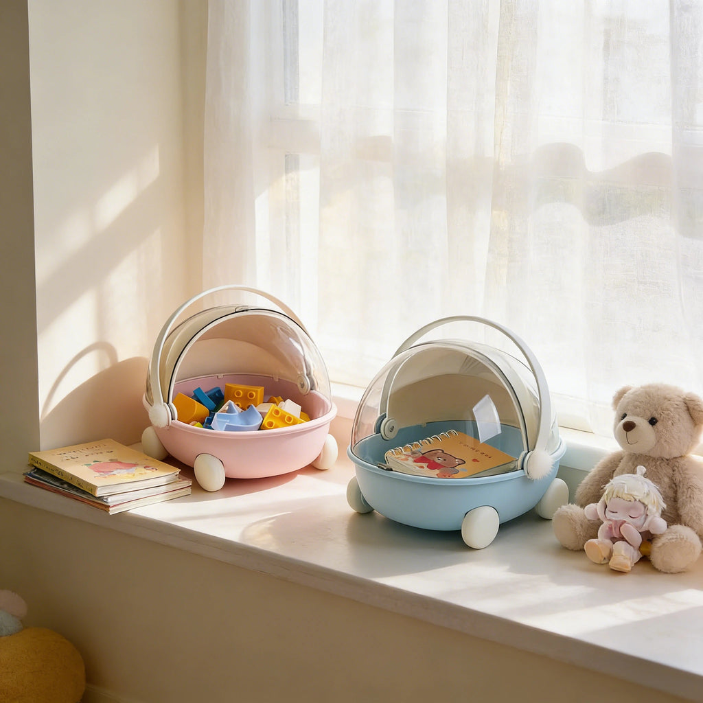 Matrabbu Mokoko Doll Stroller with Storage Box Space Module Doll Sleep Cradle Cart Doll Bed Furniture Accessory Set Oasis Select