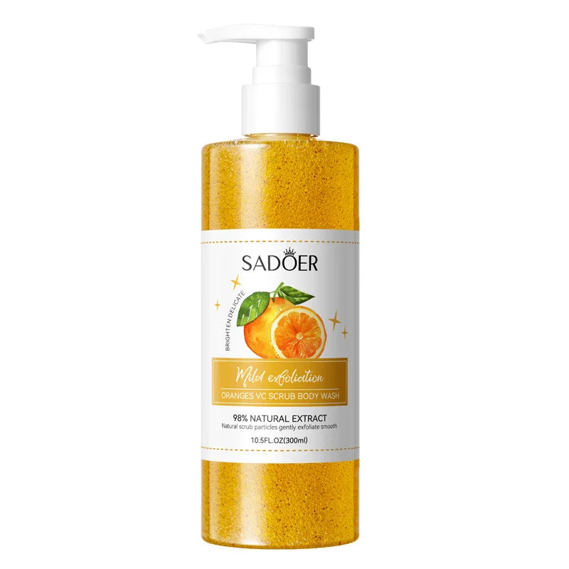 300ml Exfoliating Shower Gel with Fine Scrub Particles That Cleanse Skin Impurities, Brighten Skin Tone, Make Skin Clean and Silky, and Emit a Pleasant Fragrance Oasis Select 1Pc 2